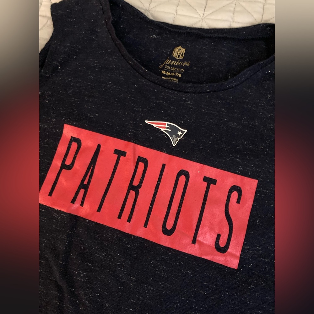 New England Patriots SHIRT NFL Football Juniors Girls Size Medium 🏉 Pats Boston